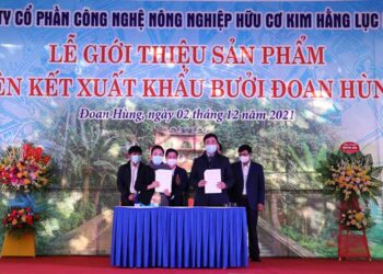 Lễ ký kết xuất khẩu bưởi Đoan Hùng