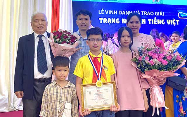 Học sinh Phú Thọ, Bắc Ninh được vinh danh là Trạng Nguyên Tiếng Việt