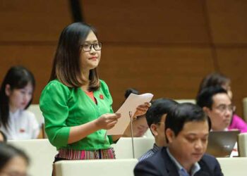 Cô giáo Hà Ánh Phượng đề nghị Chính phủ có thêm các chính sách hỗ trợ về sách giáo khoa, thiết bị dạy học