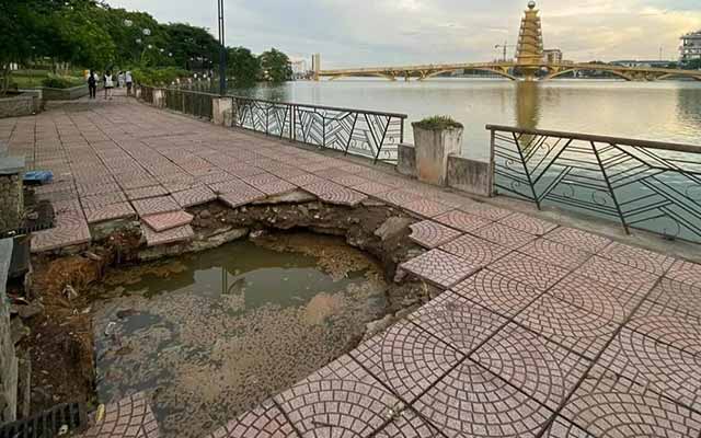 Phú Thọ: Công viên Văn Lang đang có dấu hiệu xuống cấp