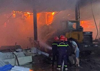 Vụ cháy tại Công ty cổ phần giấy Lửa Việt ở thị trấn Hạ Hòa, huyện Hạ Hòa, Phú Thọ