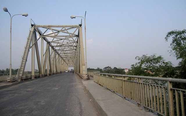 Cầu Phong Châu hiện hữu trên QL32C, tỉnh Phú Thọ