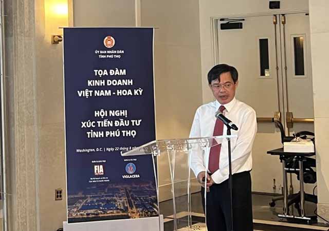 Phú Thọ tổ chức hội nghị xúc tiến đầu tư với các doanh nghiệp Mỹ